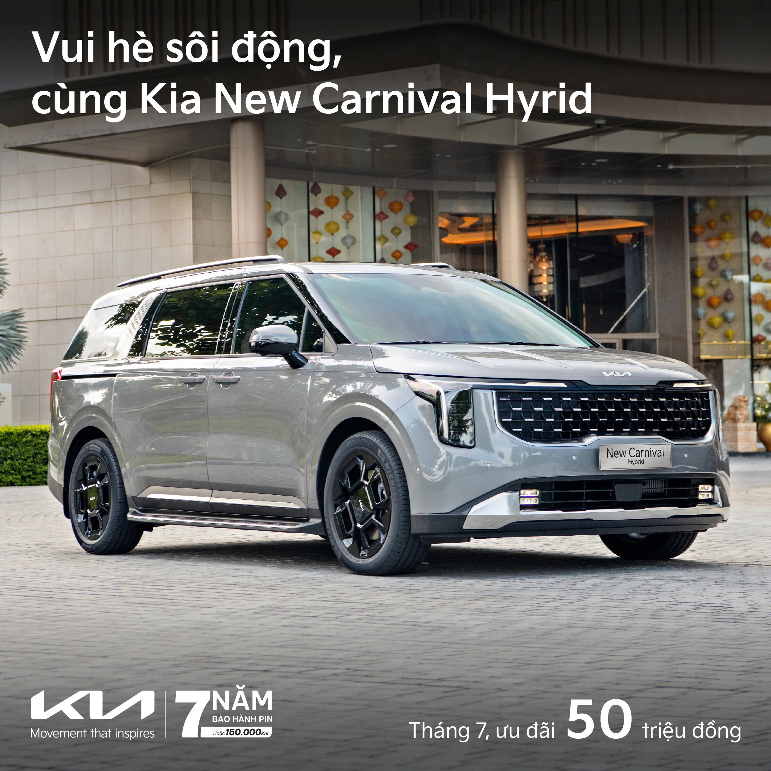 CHÀO HÈ SÔI ĐỘNG CÙNG KIA NEW CARNIVAL HYBRID TẠI KIA PHÚ MỸ HƯNG